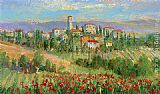 Michael Pacher Paintings - Tuscan Spring by Michael Longo